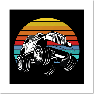 Vintage Jeep Lover Posters and Art